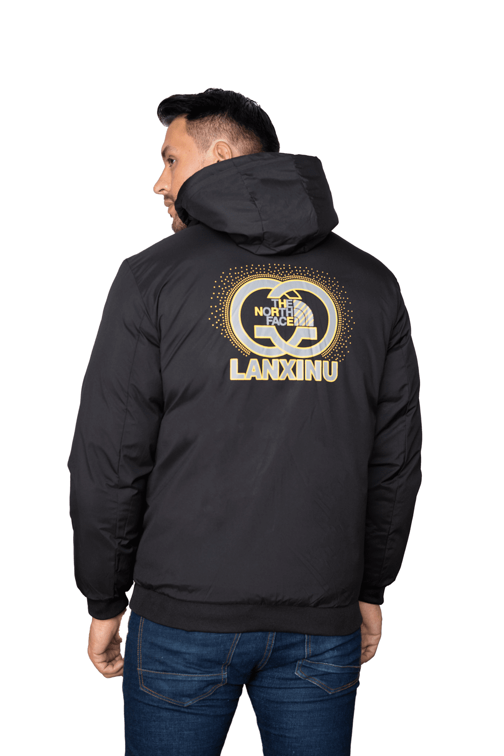 Chaqueta Doble Faz Puffer Brillante